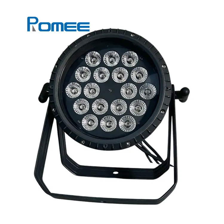 18*18W RGBWA + UV 6in1 Waterproof LED Par Light With DMX512 Built-in Strobe Effect For Wedding Concerts Events Stage Lighting