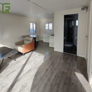 บ้านคอนเทนเนอร์แบบขยายได้ ขนาด 20 ฟุต 40 ฟุต พร้อมห้องน้ำ ราคาโรงงาน สะดวกสบาย พับเก็บได้ สำเร็จรูป - Product Image 3