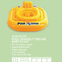 Vente en gros INTEX 56587 Bouée de piscine Deluxe pour bébé 79x79cm Siège de natation à 4 chambres d'air pour les 1-2 ans