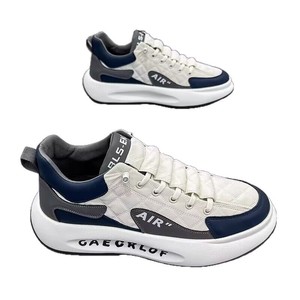 Zapatillas Deportivas de Verano para Hombre, Modernas, Transpirables, de PU, Blancas, con Plataforma, Estilo Coreano, Combinables con Todo, Forro de Malla, EVA, para Estudiantes - Product Image 5