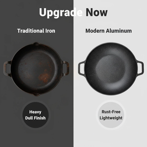 Venta Directa de Fábrica, Parrilla Coreana de <span class=keywords><strong>Aluminio</strong></span> <span class=keywords><strong>Fundido</strong></span> de 30 cm con Dos Asas y Base de Inducción - Product Image 4