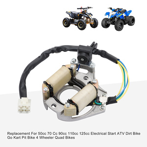 GOOFIT للدراجات النارية محرك احتياطي Stator لفائف مغناطيسية لـ 50cc 70 Cc 90cc <span class=keywords><strong>110cc</strong></span> 125cc دراجة ترابية مركبة جو كارت - Product Image 6