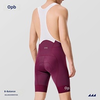 Cuissard de cyclisme pour homme OPB, respirant, absorbant les chocs, haute élasticité, nylon/spandex, rembourrage en chamois, professionnel pour la route