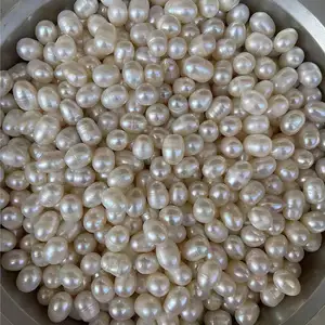 8-9mm Wholesale Raw pearl Freshwater No Hole Pearl For Making Jewelry