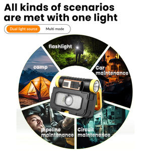 Lumière du soleil charge lumière <span class=keywords><strong>de</strong></span> travail aimant puissant boîte à <span class=keywords><strong>outils</strong></span> réparation Garage 1800mAh Camping panne USB lumière <span class=keywords><strong>de</strong></span> <span class=keywords><strong>recherche</strong></span> <span class=keywords><strong>de</strong></span> travail à énergie solaire - Product Image 6