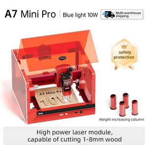 Mini Grabador Láser DAJA A7, Máquina de Grabado Láser, Regalo Personalizado DIY, Cortador de <span class=keywords><strong>Madera</strong></span>, Tela, Cuero, Acrílico, Vidrio, Acero Inoxidable - Product Image 3