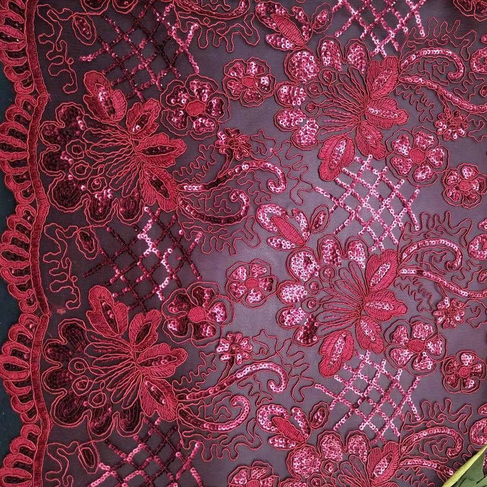 Nigeria brode autriche dentelle coton hóa chất ăn mặc Indonesia vải cắt tỉa guipure topone 3D ren phẳng thêu dệt kim