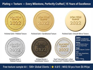 Pin <span class=keywords><strong>de</strong></span> Solapa Redondo Personalizado con Grano <span class=keywords><strong>de</strong></span> Arena Dorado, Insignia Metálica 3D en Relieve con Texto BCM PEDS CLASE <span class=keywords><strong>de</strong></span> <span class=keywords><strong>2022</strong></span>, Recuerdo <span class=keywords><strong>de</strong></span> Graduación - Product Image 6