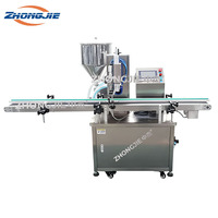 Ligne de remplissage automatique Zhongjie 1800-6000BPH pour bouteilles de 200 ml, boissons et produits chimiques quotidiens, système haute précision et économe en énergie