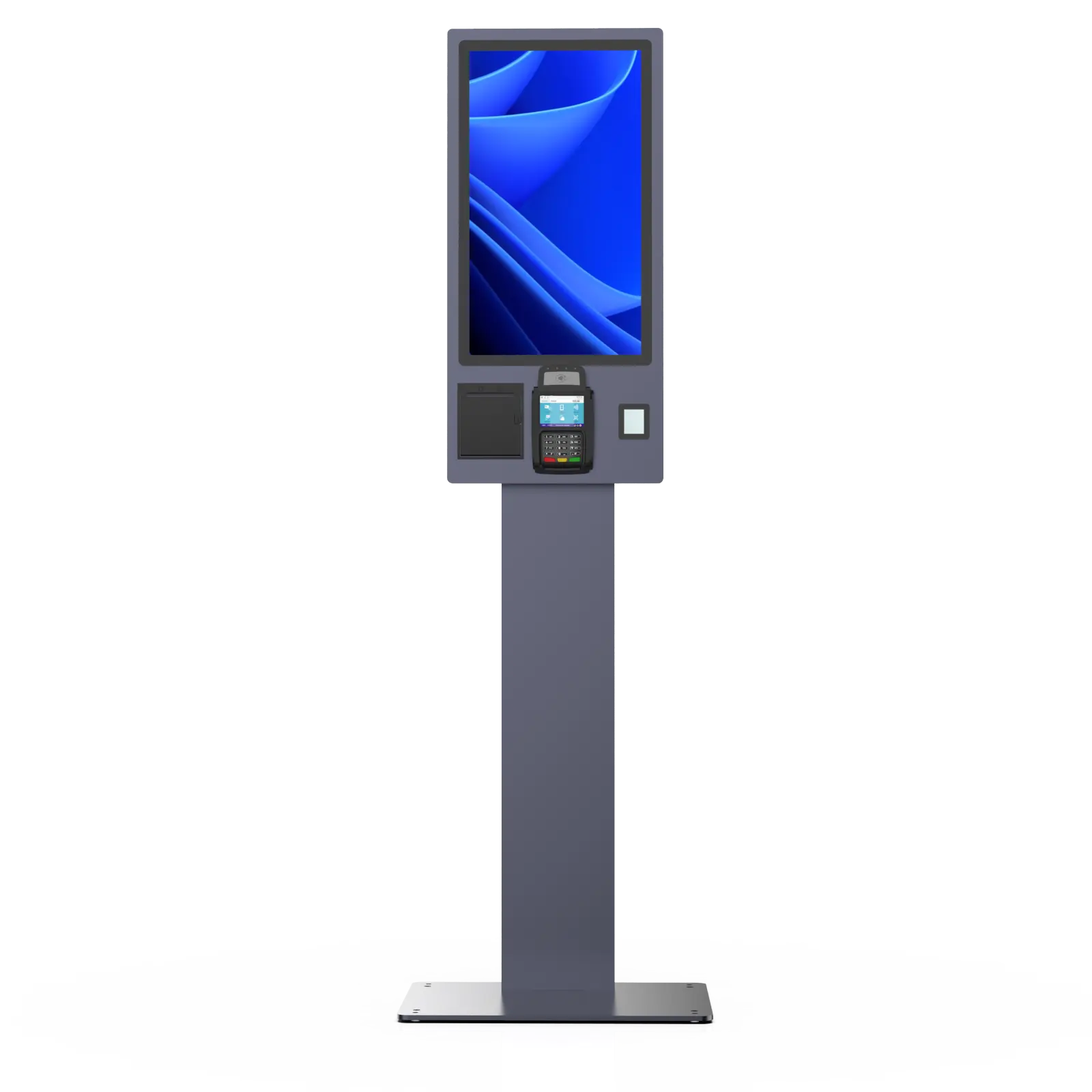 32 "Schermo capacitivo Self service chiosco di pagamento di segnaletica digitale auto ordine chiosco con stampante scanner di codici a barre