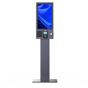 32 "Capacitieve Scherm Self Service Betaling Kiosk Digital Signage Zelf Order Kiosk Met Printer Barcode Scanner