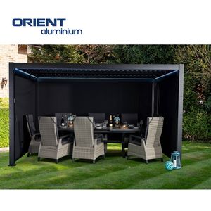 <span class=keywords><strong>Pergola</strong></span> à persiennes <span class=keywords><strong>Pergola</strong></span> en aluminium murale électrique en aluminium <span class=keywords><strong>Pergola</strong></span> bioclimatique en aluminium à persiennes étanche 6x4 - Product Image 4