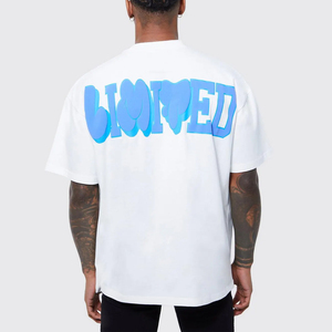 Camiseta de manga corta de algodón peinado de corte holgado para hombre de verano 2025, camisetas de algodón de manga corta de invierno de alta calidad para hombre - Product Image 5