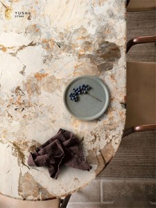YUSHI vente en gros brillant doux lustre dalles <span class=keywords><strong>de</strong></span> pierre frittée pour salle à manger <span class=keywords><strong>piscine</strong></span> salon Hall planchers comptoirs - Product Image 5