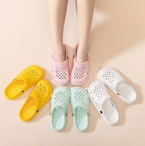 Haute qualité usine en gros été classique hommes et femmes sandales semelle épaisse <span class=keywords><strong>anti</strong></span>-dérapant trou chaussures plage Eva sabots décontractés - Product Image 1