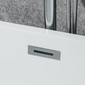 Moderna in acrilico CUPC CE Freestanding vasca da bagno meglio vendere forma rettangolare sottile bordo ammollo funzione per gli adulti - Product Image 5
