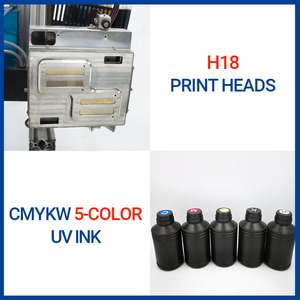 Imprimante à jet d'encre UV 2 <span class=keywords><strong>en</strong></span> 1 pour mur et sol Imprimante murale 3D CMJN + W 5 couleurs à <span class=keywords><strong>effet</strong></span> 3D, état neuf - Product Image 3