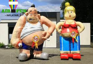 Dibujos animados de Holanda inflable gigante de alta calidad AFUN Abraham para publicidad, dibujos animados congelados de dragón inflable para decoración de tienda - Product Image 6