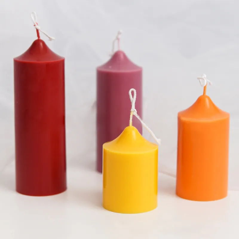 Plastic Pillar Church Candle Moldes Para Hacer Velas Plastic Molds For Candle Making