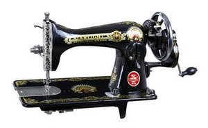 Mini machine à coudre domestique nouvelle condition mécanisme d'alimentation manuelle à plat point de verrouillage et formation en zigzag pour salopettes de vêtements - Product Image 6