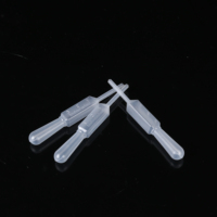 Pipettes Pasteur jetables en plastique PE Heonlicor 3 ml avec compte-gouttes pour utilisation en laboratoire, divers types