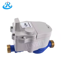 Ventes Flash : Compteur d'eau sans fil Junrui DN20mm en laiton avec vanne contrôlée, LoRaWAN, prépayé, écran tactile LCD, gamme moyenne, IP68, OEM
