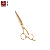 Ciseaux de coiffure professionnels AAD-6.2BK couleur gris fumé en acier inoxydable CNC pour barbier CHENG YONGHE
