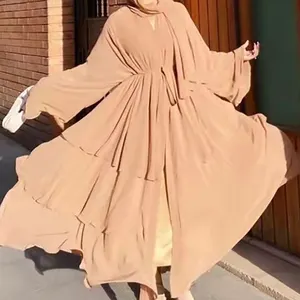 벨벳 우아한 부르카 디자인 Vrouwen 이슬람 여성 의류 드레스 아랍어 Abaya 두바이 터키 이슬람 패션 히잡 원피스