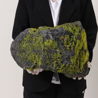 Piedras Decorativas de Musgo Artificial de PU para Micro-paisajismo, Decoración del Hogar, Decoración de Jardín, Piedras Artificiales