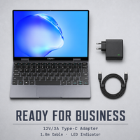 Laptop Lipat CHUWI Yoga 360 Intel I3 RAM 16GB Layar IPS 10.51" 16:10 1200x1920 SSD Keyboard Inggris Bodi Aluminium Windows