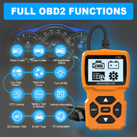 12V New Orange V750 OBD II Lector DE CÓDIGO DE VEHÍCULO Herramienta de diagnóstico automotriz OBD2 Escáner