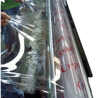 Film souple en PVC super transparent, feuille de PVC flexible transparente, rouleau de plastique