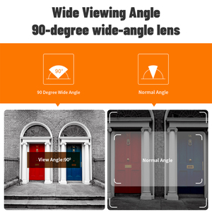 Caméra de surveillance cachée pour porte avec écran TFT de 2,8 pouces, batterie de 2000 mAh, détection de mouvement PIR, <span class=keywords><strong>vision</strong></span> <span class=keywords><strong>nocturne</strong></span> - Product Image 6