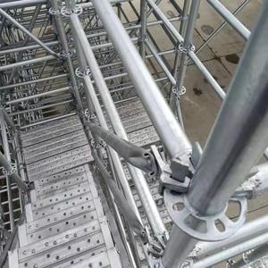 Heavy Duty Portable Layer Scaffolding Construction Hot <b>Dipped</b> Galvanized Ringlock Scaffoldings Frame - Product Image 3