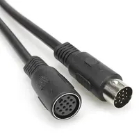 Custom 13-Pin Cord, Male to Female Din Data Lead Cable