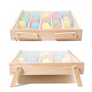 Jeu de balle de tri de couleur Montessori populaire classique outils de moteur fin et plateaux assortis pour les tout-petits apprentissage précoce garçons filles - Product Image 2