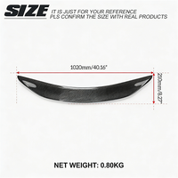 Aileron arrière en fibre de carbone Veidt pour Mazda MX5 NB, style EPA2, pièce de modification, petit aileron arrière