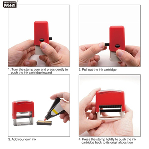 Timbre <span class=keywords><strong>de</strong></span> Bureau <span class=keywords><strong>de</strong></span> <span class=keywords><strong>Poste</strong></span> Personnalisable, <span class=keywords><strong>Tampon</strong></span> Encreur Automatique pour Bureau - Product Image 3