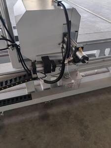 JUNDE OEM/ODM Customized Aluminum Profile CNC Double Head <b>Saw</b> 45 and 90 Degree Cutting Machine for Window and Door Making - Product Image 5