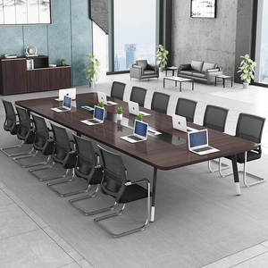 Mobilier de bureau Ensemble de bureau <span class=keywords><strong>Table</strong></span> de bureau pour salle de conférence <span class=keywords><strong>Table</strong></span> de réunion Tables de conférence modernes - Product Image 4