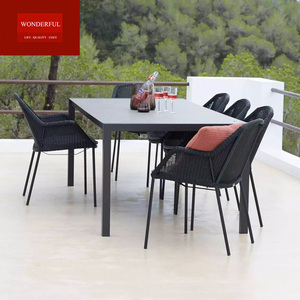 <span class=keywords><strong>Silla</strong></span> de Comedor de Ratán para Exterior de Estilo Europeo Moderno a Precio de Mayoreo - Product Image 3