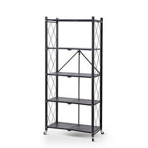 5-Tier Movable Metal Storage Rack Foldable Wire Shelving <strong>Units</strong> with Wheels 3Tier Movable Metal Storage <strong>Shelves</strong> - Product Image 6