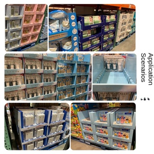 Caja <span class=keywords><strong>de</strong></span> exhibición <span class=keywords><strong>de</strong></span> ropa informal deportiva RT-Mart, carpeta PDQ <span class=keywords><strong>de</strong></span> cartón duradero para promoción con pantalones, calcetines, cartón <span class=keywords><strong>de</strong></span> huevos - Product Image 2