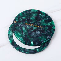 Personnalisé personnalisé conception cosmétique miroir rond miroir cosmétique