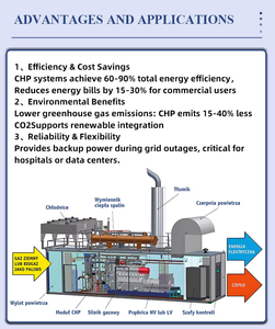 Generador de Energía Junwei JW-G1 de 40-1000kW, Motor Refrigerado por Agua con Alternador Sin Escobillas, para Gas Natural, Biogás, Biomasa, Gas de Síntesis y GLP - Product Image 6