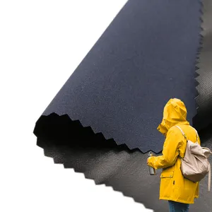 High-quality durable four sided stretch fabric lamination TPU Thin film waterproof polyester fabric for Backpacks