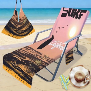 Nautical Anchor <strong>Surf</strong> <strong>Print</strong> Microfiber Beach Lounge Chair Cover With Storage Bag Quick Dry Sunbed Towel Digital <strong>Print</strong> - Product Image 4