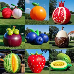 Fruits et légumes gonflables géants comprenant fraise, citron, ananas, kiwi, pomme orange pour la décoration extérieure Navires par mer - Product Image 4