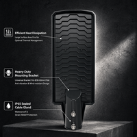 Luces Exteriores IP65 Impermeables de Aluminio, Venta Directa de Fábrica, Farola Integrada de Alto Lumen, Farola LED para Exteriores