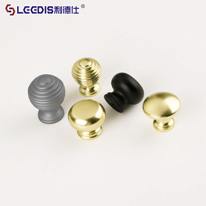 LGEDIS Cabinet <b>Knobs</b> Round Aluminum Alloy Minimalist Furniture Hardware Handles for Drawer Door Cabinet - Product Image 4
